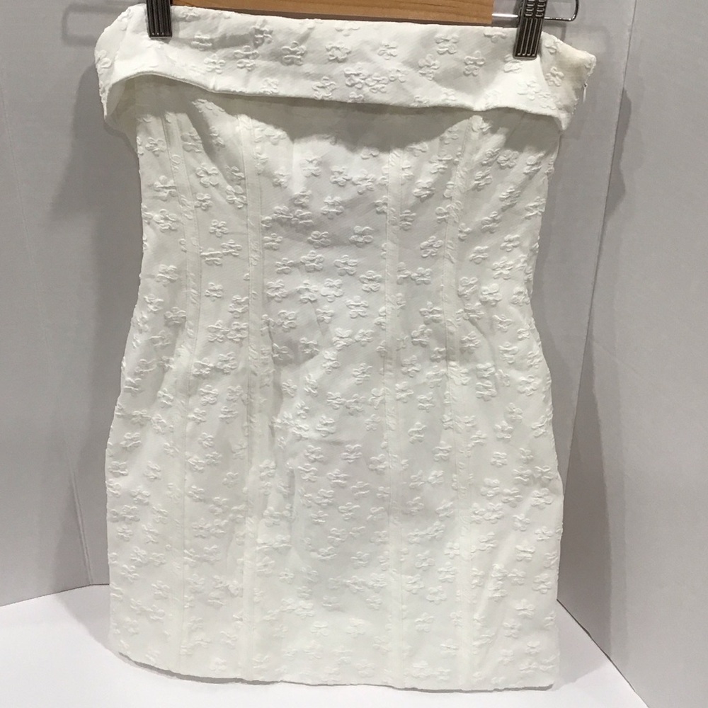 Princess Polly Strapless White Dress